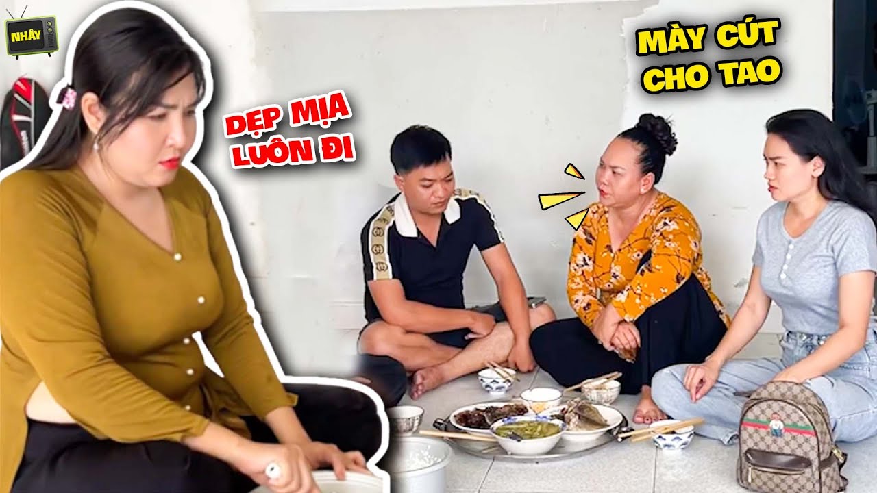 Mẹ Chồng Hạch Sách Đủ Đường, Con Dâu Tức Tối Đ.ập Ná.t Mâm Cơm - Nhây TV
