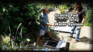 Permaculture Tip of the Day  Gravity Fed 'Dark' Gray Water System