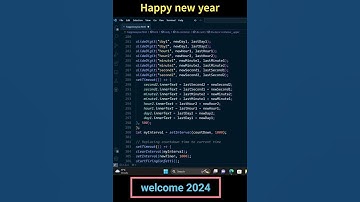 happy new year by HTML, CSS AND JS #codinglover #reels #python