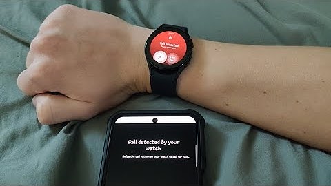 Samsung Galaxy Watch Hard Fall Detection IN ACTION!