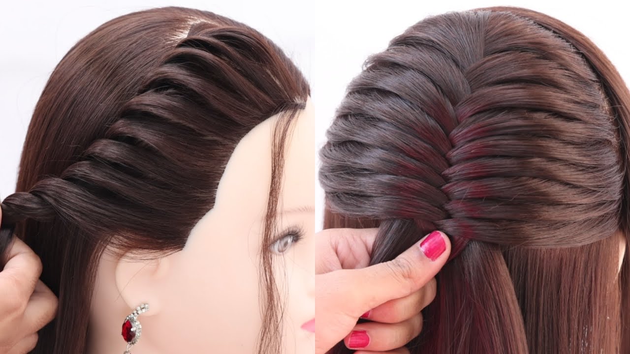 Most Easy Hairstyle - New Hairstyle | Beautiful Open Hairstyle | Hairstyle For Girls | Hairstyle