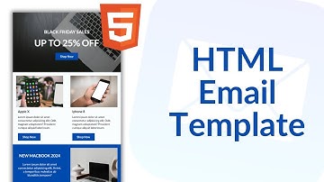How to Create a Responsive HTML Email Template with HTML & CSS (Step-by-Step)
