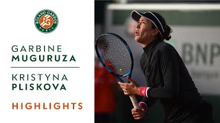 Garbine Muguruza vs Kristyna Pliskova - Round 2 Highlights I Roland-Garros 2020