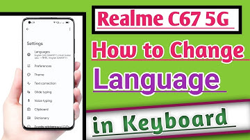 Realme C67 5G How to Change Language in Keyboard | Keyboard ki Language Change kare useful trick