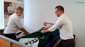 Immedia 4WayGlide Stap voor stap | Fase 3  - Hoofdeinde omhoog brengenzitten in bed