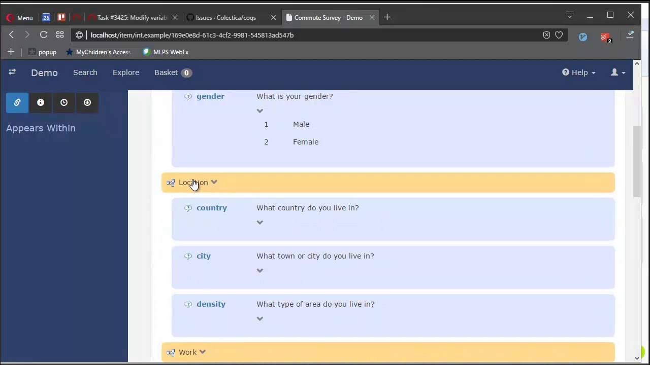Colectica Questionnaires - Publish a Survey to Colectica Repository and View it in Colectica Portal
