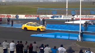 9 second evo vs Mitsubishi eclipse