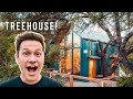Childhood Dream Treehouse! The Sycamore Tiny House Tour🏡