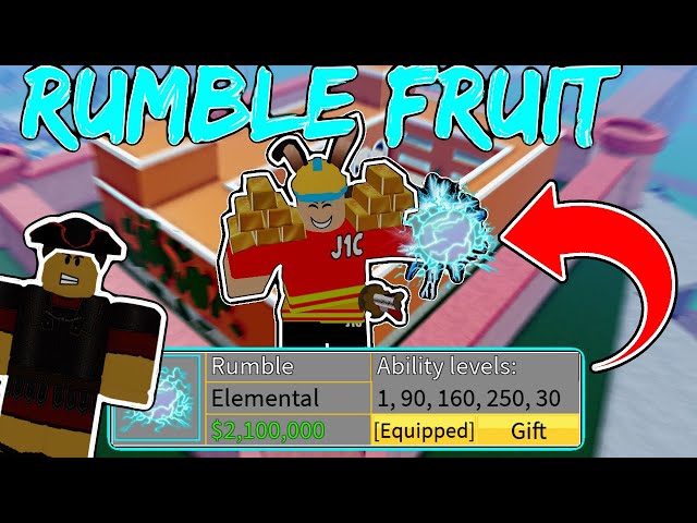 ⚡️Farming RUMBLE for the AWAKENING in Blox fruits UPDATE 14