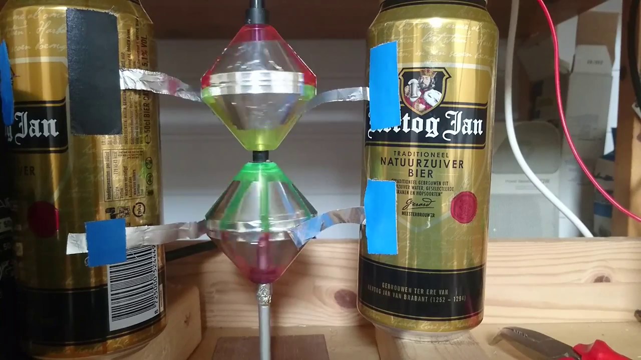 Utron Tests double electrostatic motor rotor - YouTube