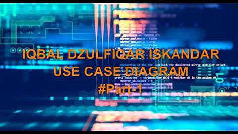 Pemodelan Sistem Berorientasi OBjek-USE CASE DIAGRAM #Part-1