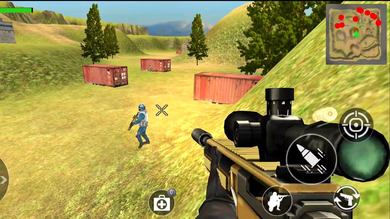 Fps Commando One Man Army Free Shooting Games Android Gameplay 40 Youtube