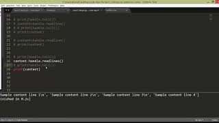Python file operations   Part 1
