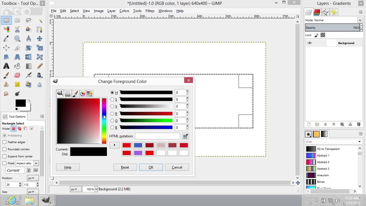 How To Select Color In GIMP YouTube How To Select Color In GIMP YouTube