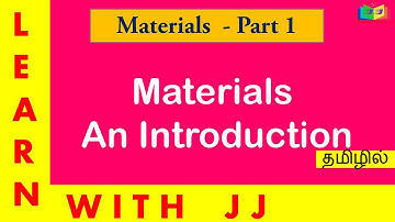 Materials Part 1|| in Tamil || An Introduction || Material Control ||  Formulas of stock Level