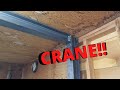 CRANE!  Building an overhead CHAIN HOIST!  January 2019