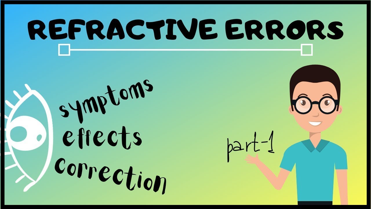 Errors of refraction | refractive errors | refractive errors in hindi | (Part-1)
