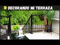 DECORANDO TERRAZA PEQUEÑA 🍋//décoration de la terrasse// decoracion verano🌿 2022