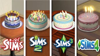 Sims 1 vs Sims 2 vs Sims 3 vs Sims 4  Birthdays