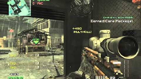 MW3 multi C4 kill with nice feeds