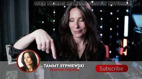 New Lower Thirds In LumaFusion