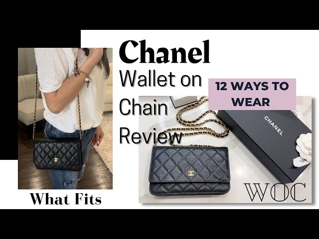 Chanel Wallet on Chain WOC Review, Mod Shots, What Fits and 12 Ways to Wear  