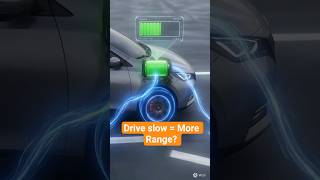 4 EV habits to increase Range 🛑🚗 (Physics Explained) #rangeand speed #evtechnology #evphysics