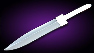 Loveless Knives D2 Tool Steel Blank Blade Drop Point Camping Hunting Knife,Knife Making Supplies