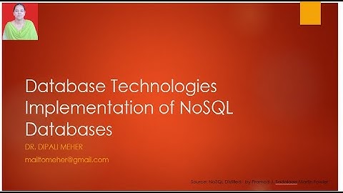 Implementation of NoSQL Databases- MCQs