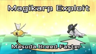 Faster Masuda Breeding With Magikarp