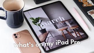 What's on my iPad Pro ️ | 2021