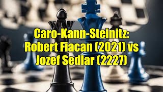 Caro-Kann-Steinitz: Robert Fiacan (2021) vs Jozef Sedlar (2227)
