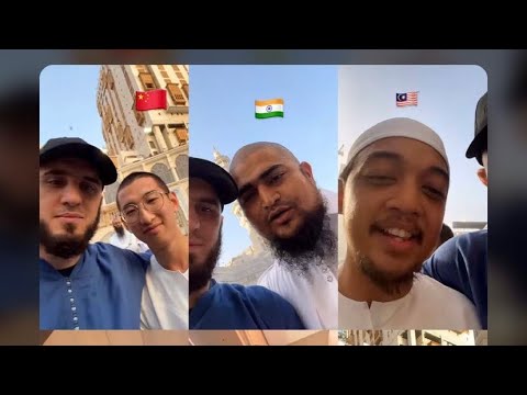Wholesome moment - Islam Makhachev celebrating Eid’l Fitr in Makkah 🕋