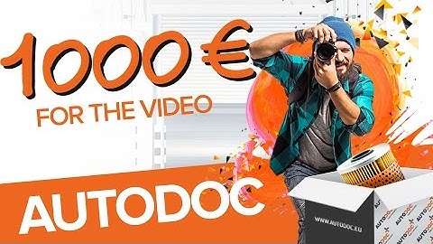 Videowedstrijd "Uitpakvideo" van AutoDoc.nl