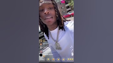 King Von in the hood. Fight starts LIVE!!!