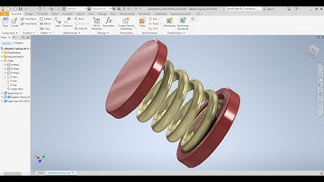 Adaptive Spring Tutorial - Quick Tips - Adaptive Spring - Autodesk Inventor - Constrain Relationship