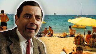 mr bean reaches sunny beach last mr bean s holiday mr bean