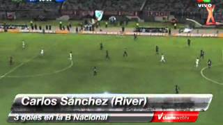 River 1 - Patronato 0.(GOL DE CARLOS SANCHEZ)