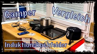 Kochen im Camper - 800 W vs 2000W Induktionskochfelder im Vergleich bei Esolca - Teil 1