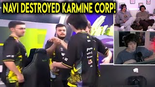 Shanks s0m &amp; Sliggy Reacts To NAVI Defeating Karmine Corp In VCT