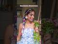 Rapunzel Hairstyle! #ashortaday #youtubeshorts #tangled #rapunzel #hairstyle #flowers #hairstyles