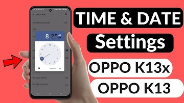 oppo k13x 5g me time sahi kaise karen | how to set time in oppo k13 5g