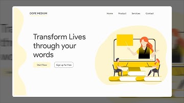 Minimal Landing Page Tutorial | Part 1 | Adobe XD (2020)