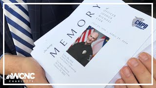 Charlotte police hold memorial service for fallen officers