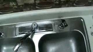 Delta single lever kitchen faucet repair with spray