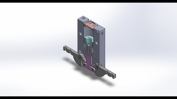 SOLIDWORKS animation of 180° Angular Type Air Gripper