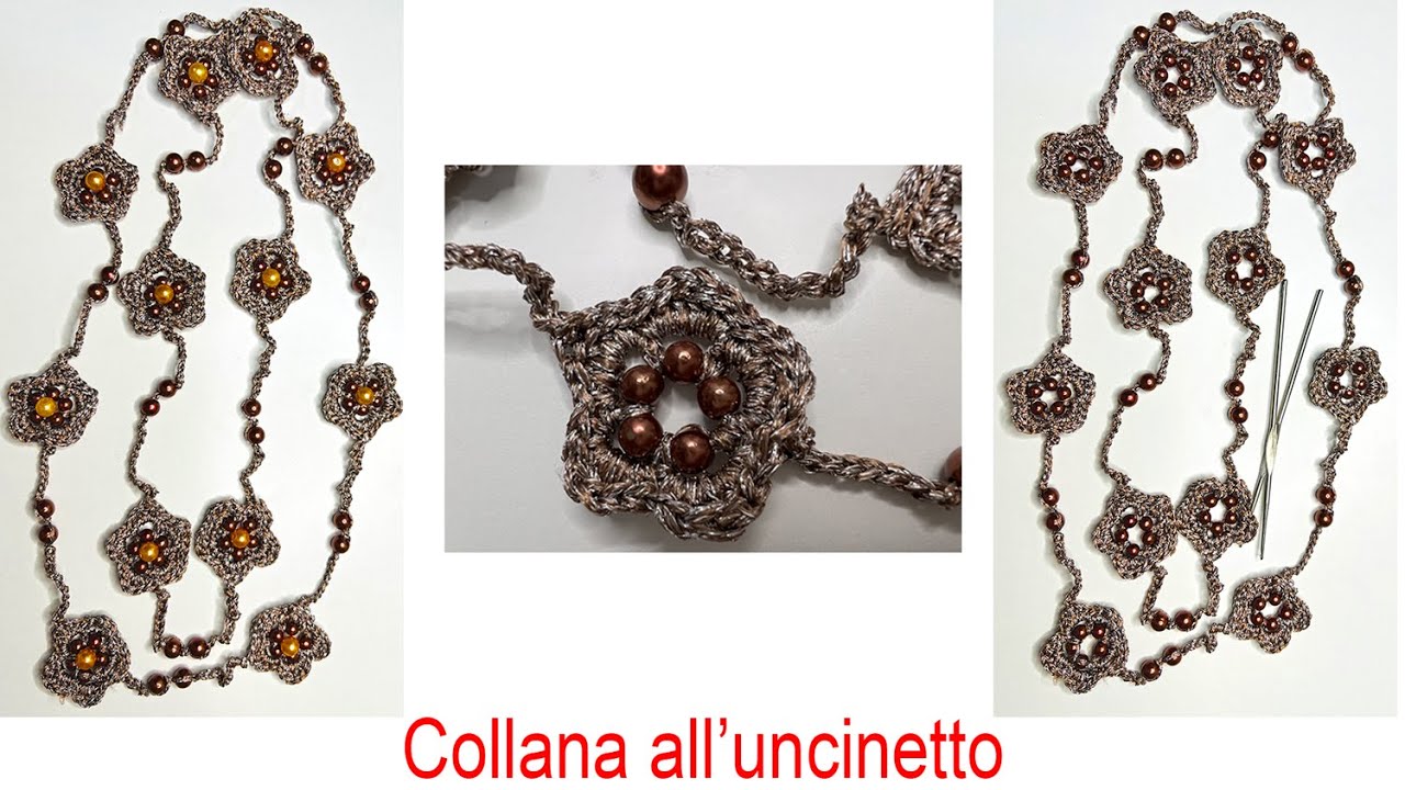 Collana numero 8 all'uncinetto