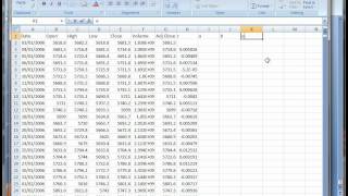 How to perform timeseries forcast and calculate root mean square error in Excel.