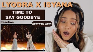 LYODRA X ISYANA SARASVATI - TIME TO SAY GOODBYE | Indonesian Idol 2020 | REACTION!!