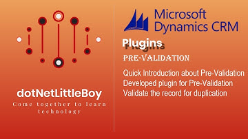 Plugin - Part 4 | What is Pre Validation in Plugin | How to use Pre Validation | Dynamics CRM
